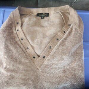 Suzanne Betro Beige Light Sweater